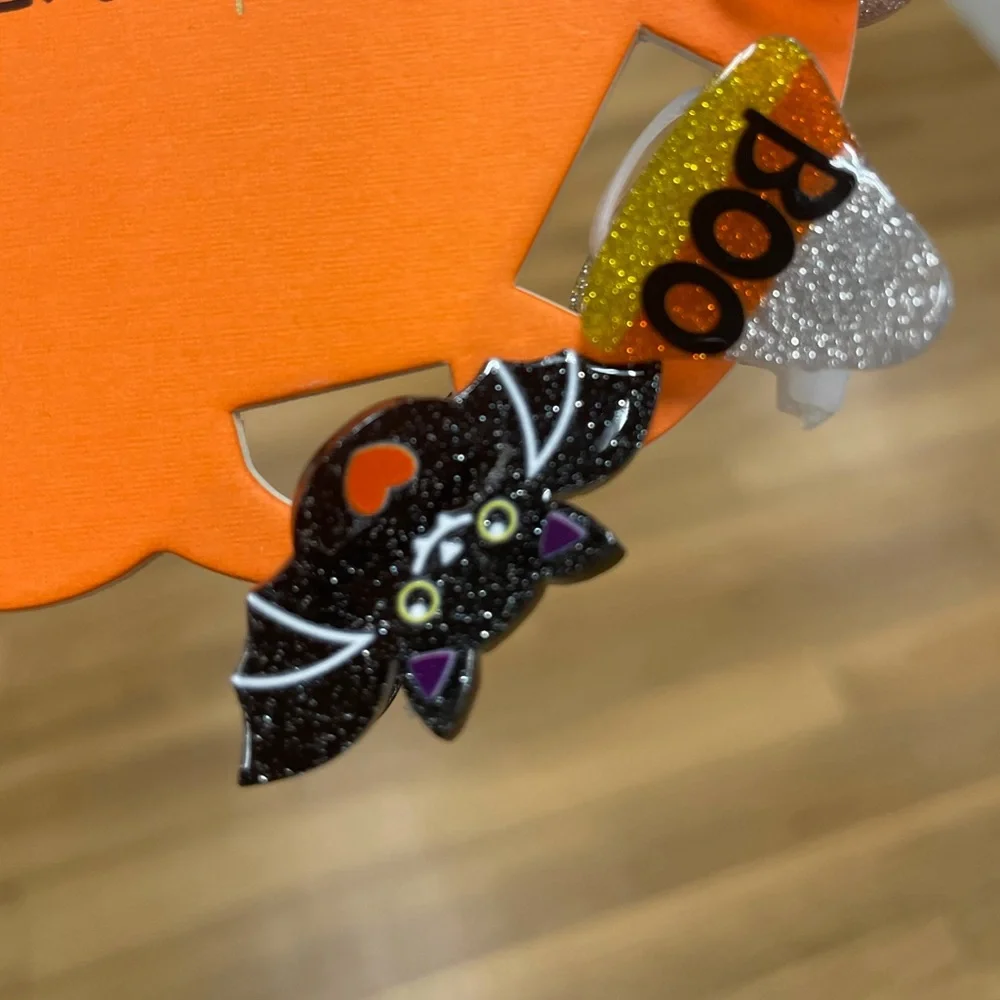 New！10 pieces Piper K Cute Halloween TRICK OR TREAT Hair Clips Set
